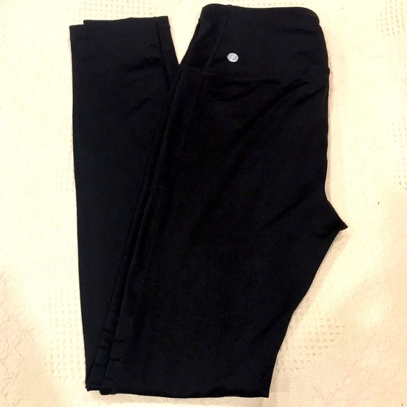 Nwot Z by ZELLA Black MOTO PANELED OUTSPACE Full Length Yoga Leggings Sz Small - Picture 16 of 16
